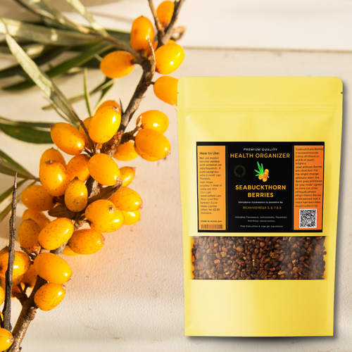 Himalayan Sea Buckthorn Dried Berries (Manually Cleaned)