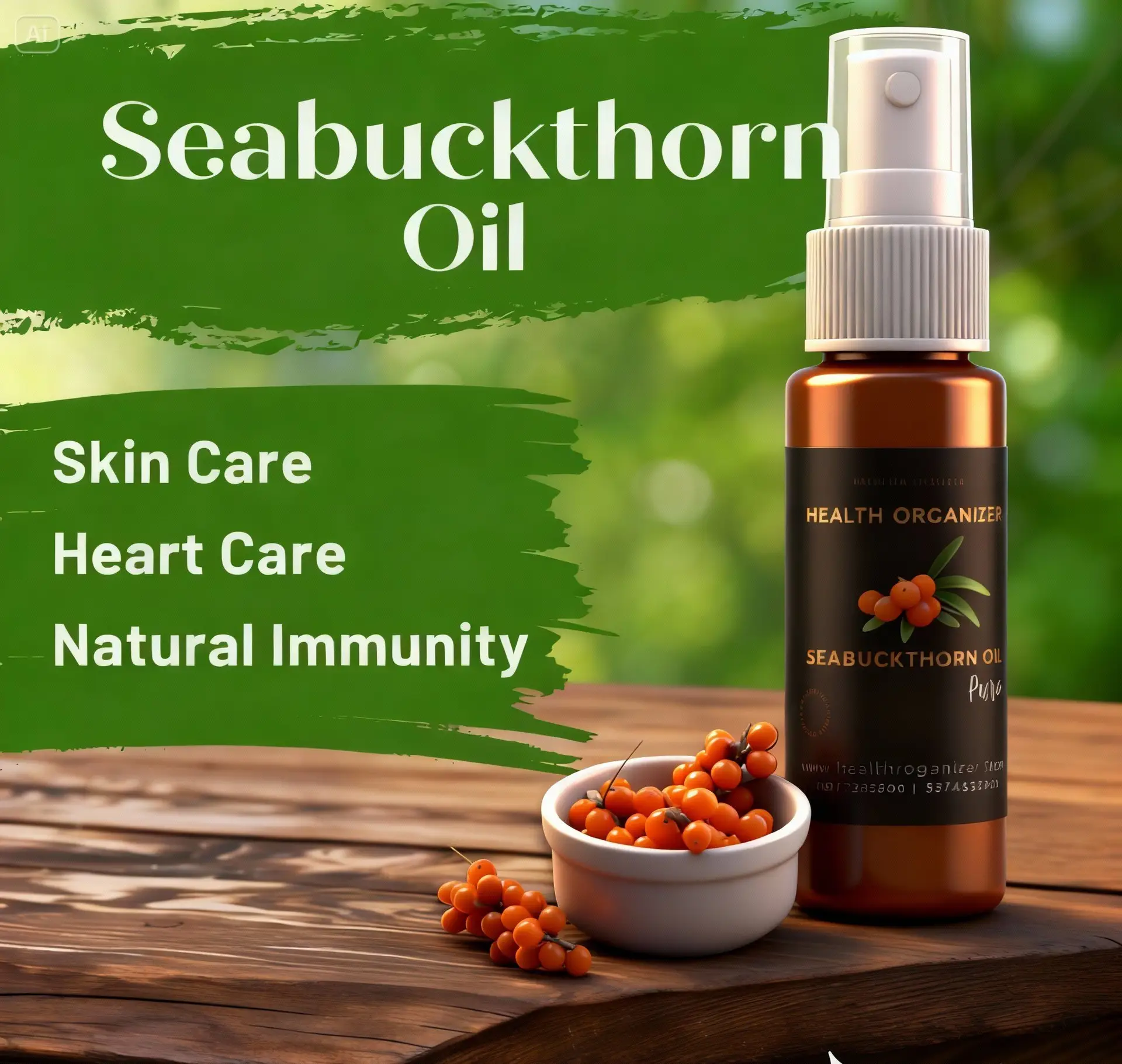 seabuckthorn oil with natural ingrediants